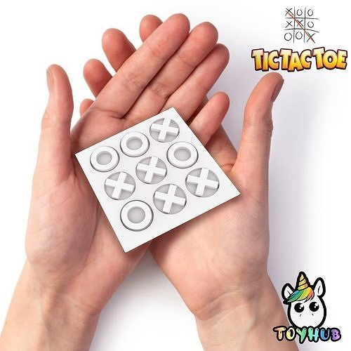 TIC TAC TOE POCKET EDITION v01 PLAY ANYTIME ANYWHERE 3D model 3D ...