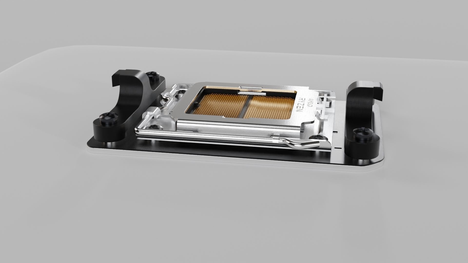 AMD AM5 Socket for Ryzen 7000 3D model | CGTrader
