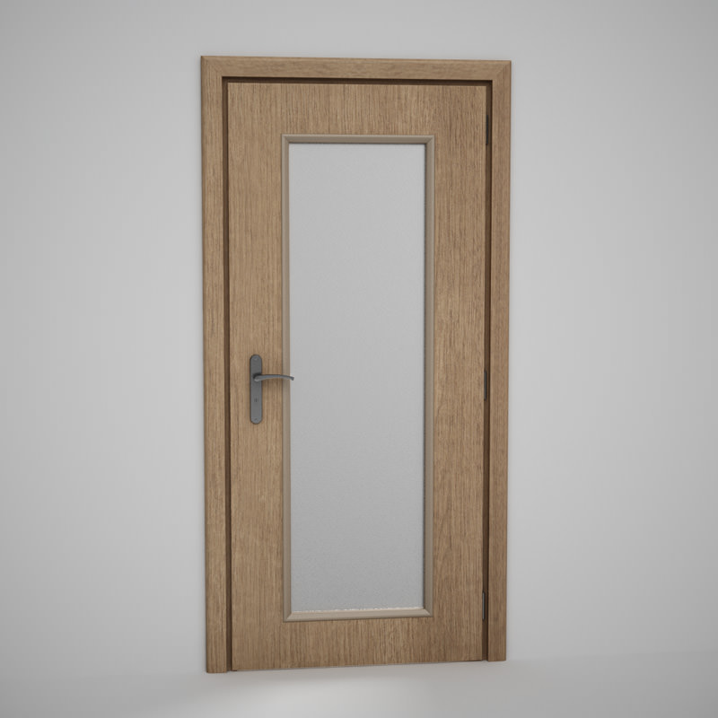CGAxis Door 3D model