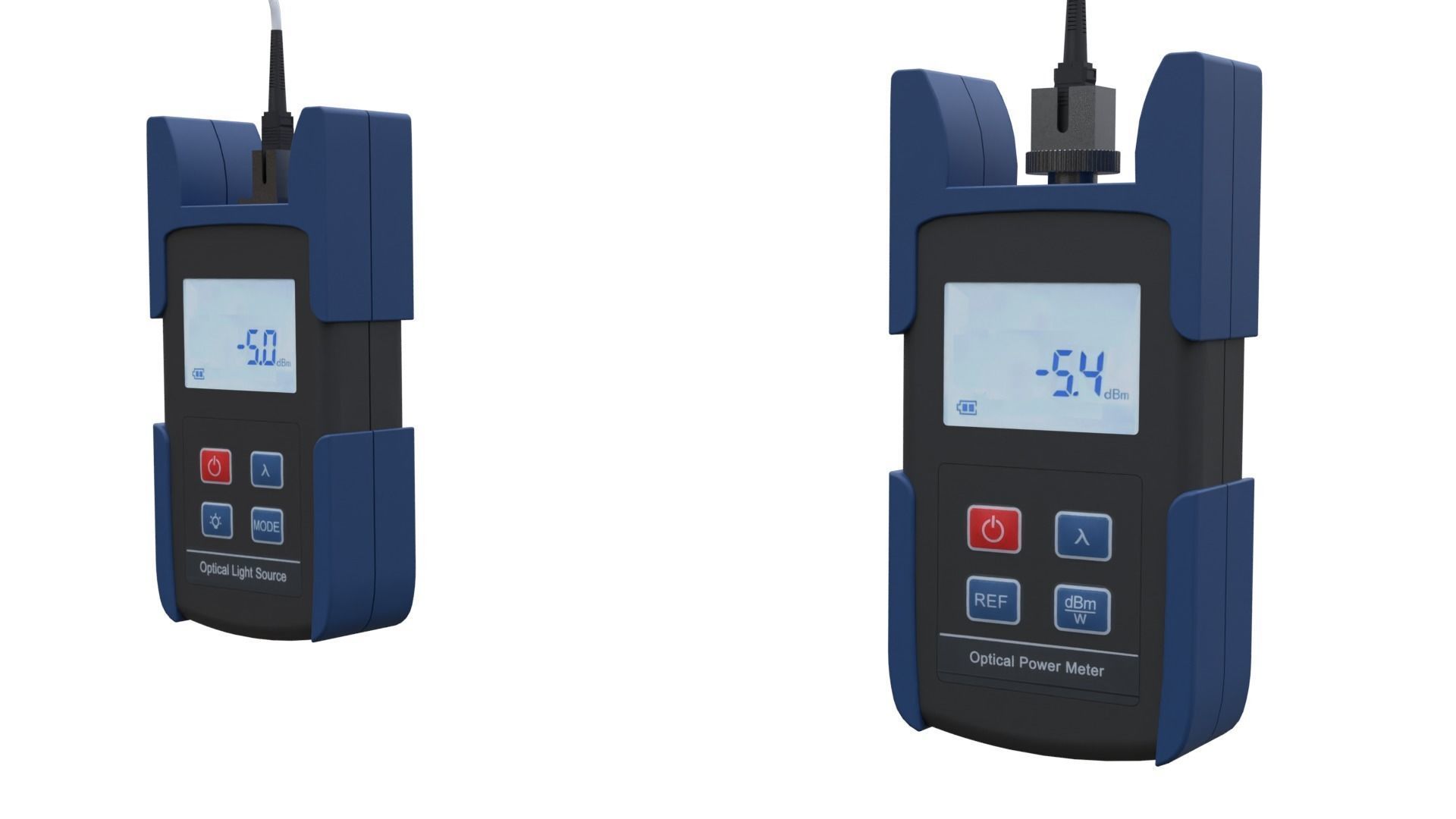 Optical light source and power meter 3D model CGTrader