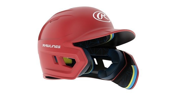 Rawlings Mach Adjust Senior Matte Baseball Batting Helmet
