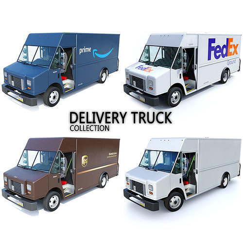 Step van collections VR / AR / lowpoly CGTrader