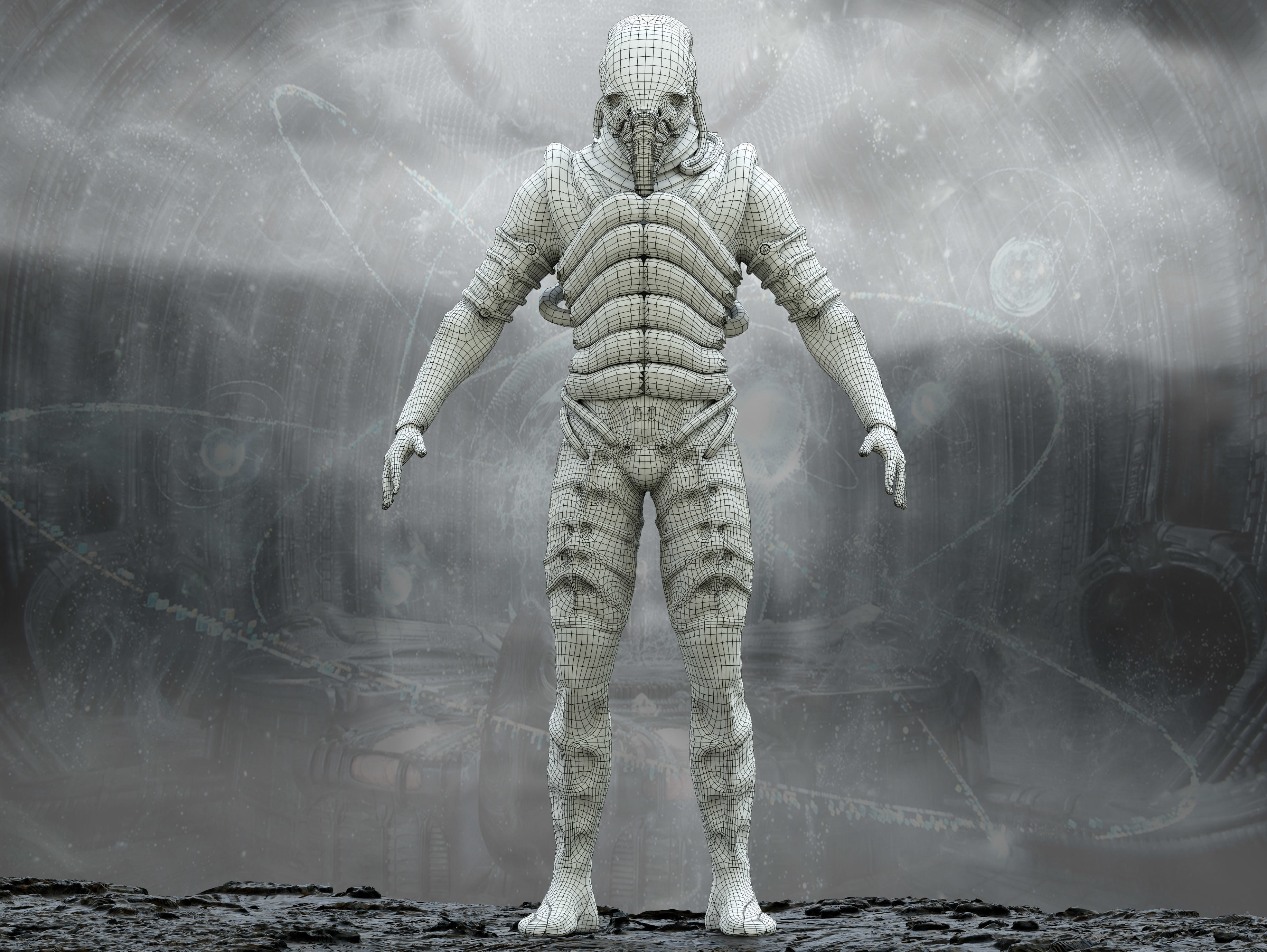 3D model Prometheus Space Jockey VR / AR / low-poly rigged | CGTrader