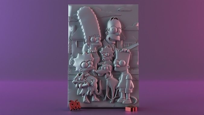 The Simpsons free 3D model 3D printable | CGTrader