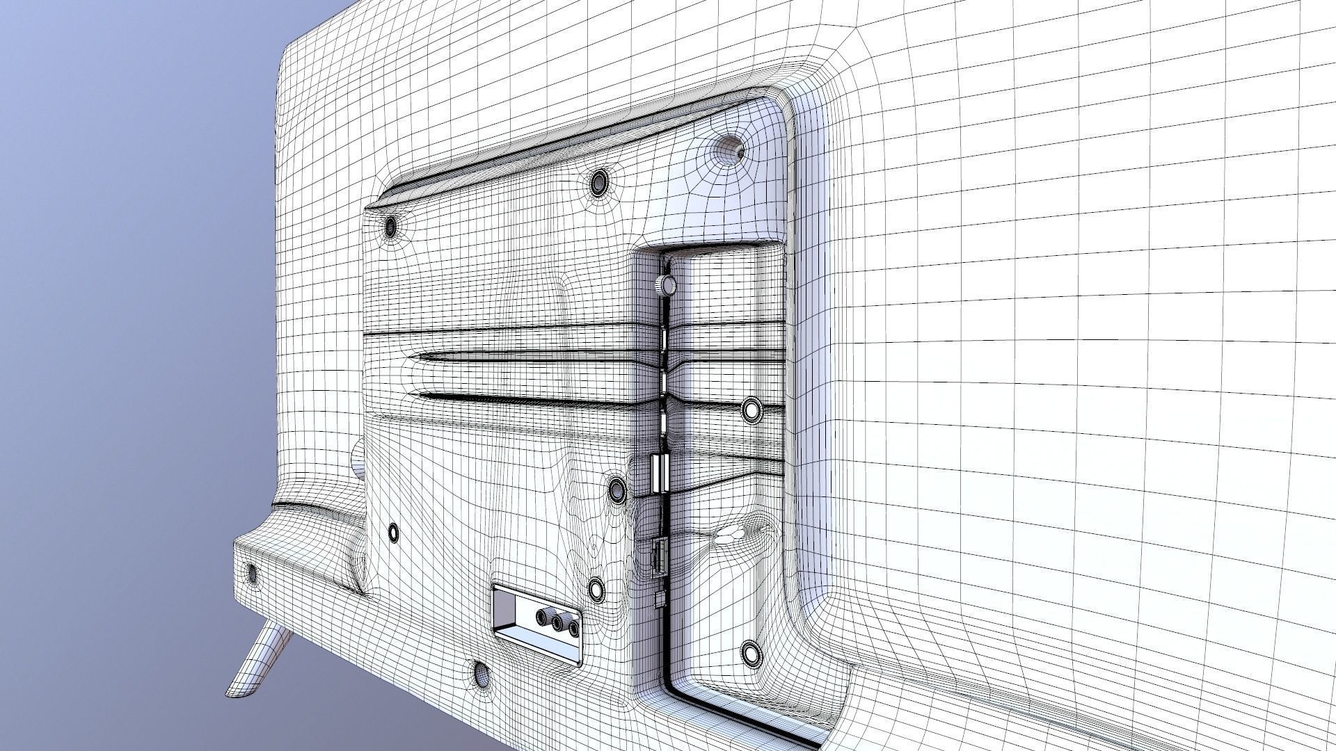 Lcd Front View Model LCD Monitor 3D model | CGTrader