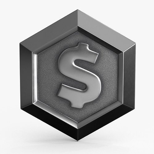 Game Coin Icon Symbol v15