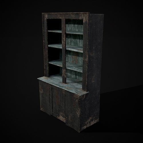 3D model Old Medieval Cabinet VR / AR / low-poly | CGTrader