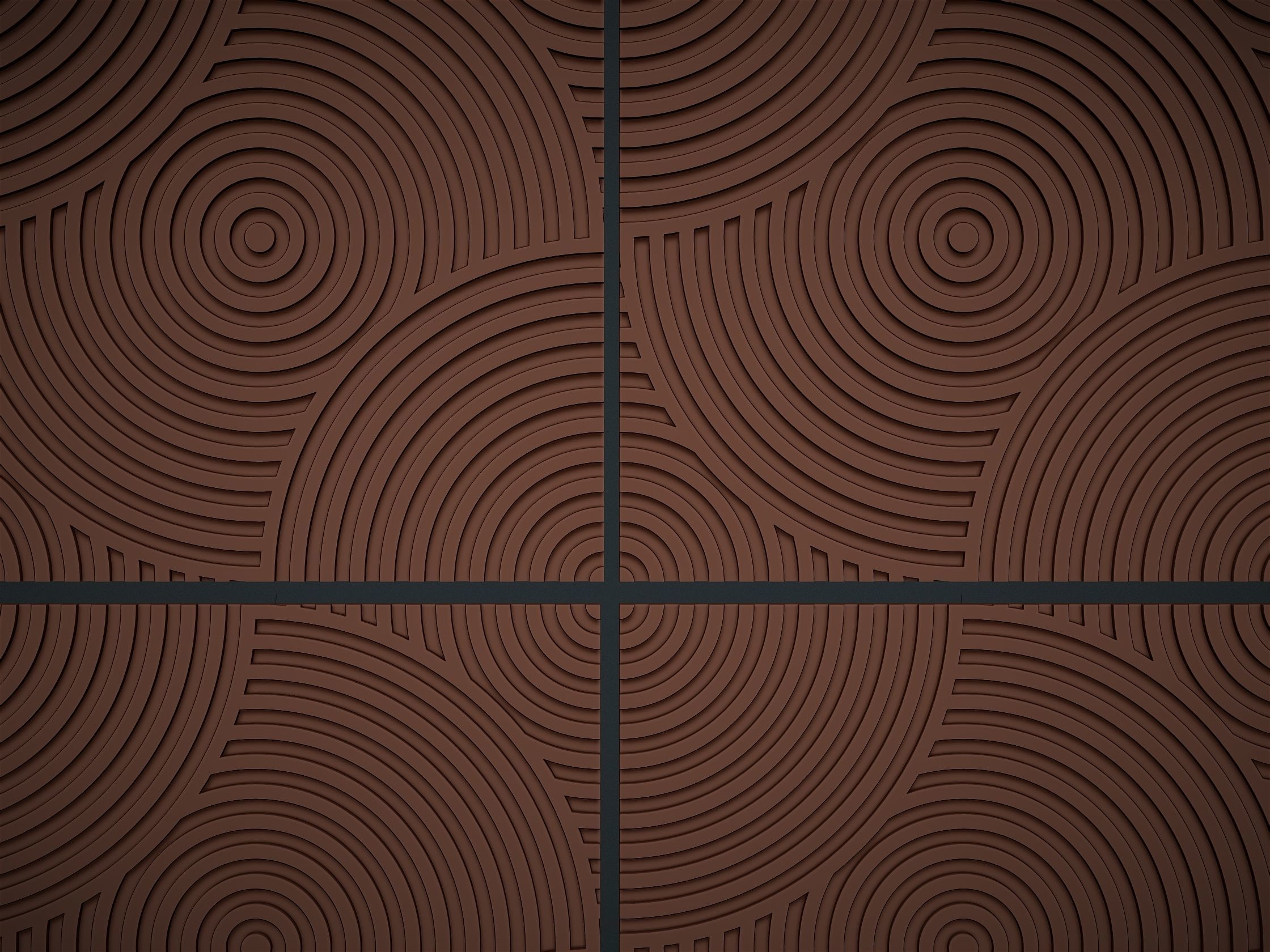 Seamless geometric pattern wall panel 3D model 3D printable CGTrader