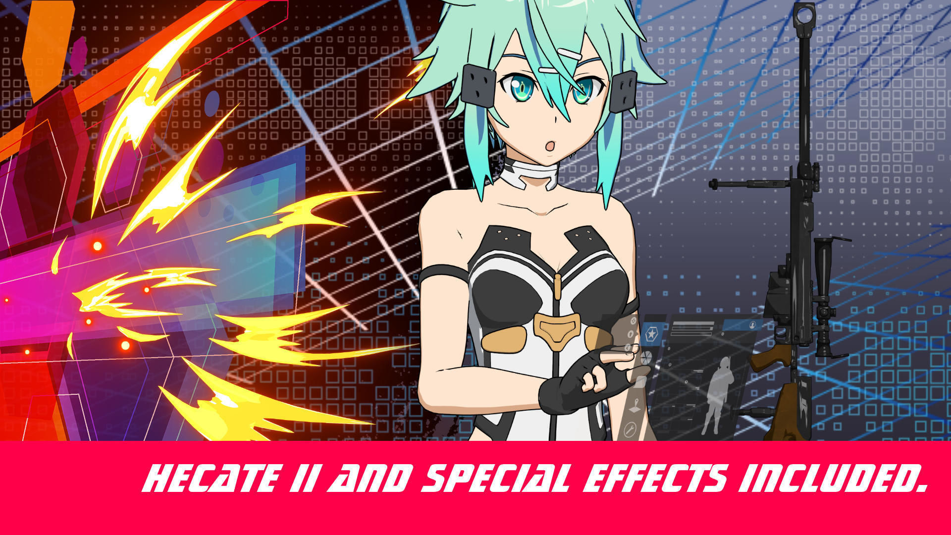 Sinon - SAO - Model 3D Blender 3D model animated rigged | CGTrader