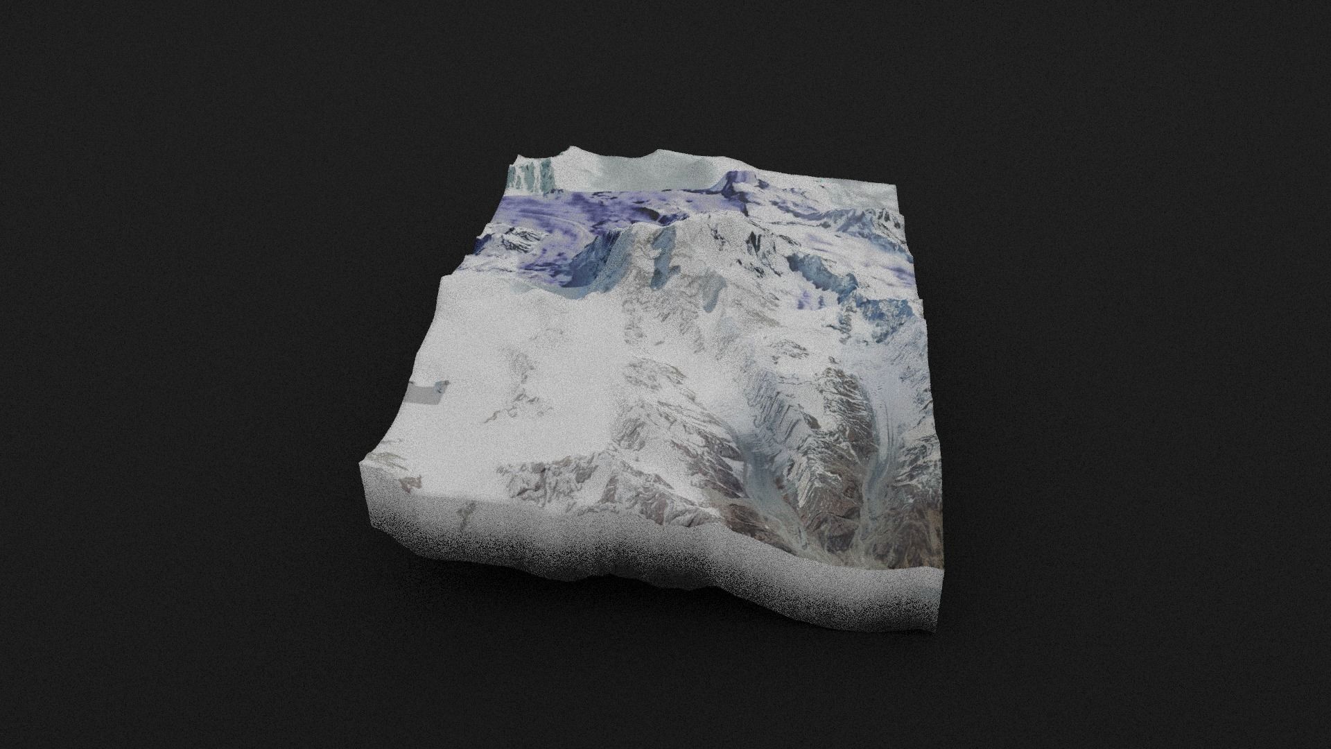 3D model Saltoro Kangri VR / AR / lowpoly CGTrader