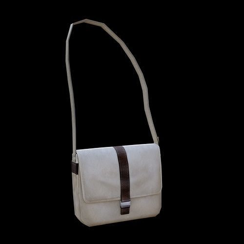 Office Leather Bag 3D Model 3D model