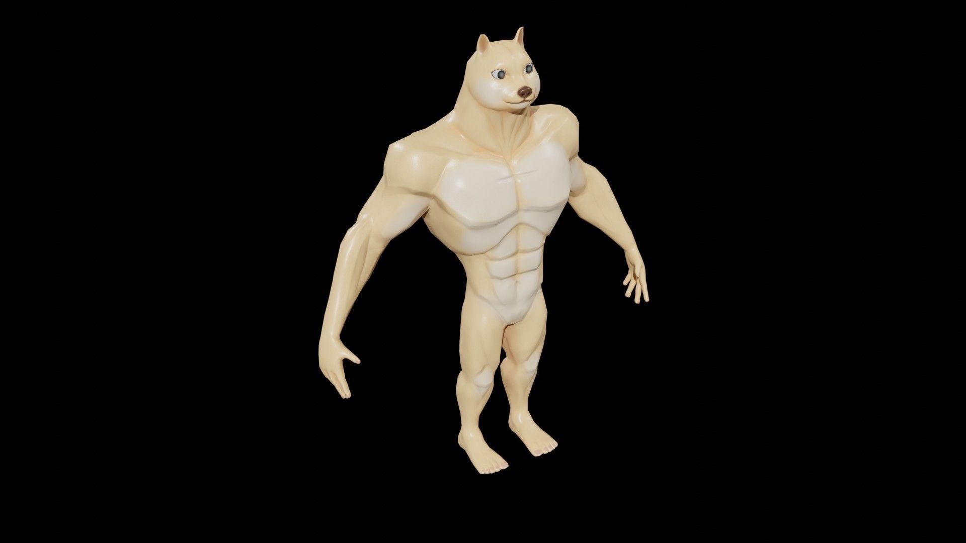 3D model Doge Meme Low-poly 3D model Rigged VR / AR / low-poly | CGTrader