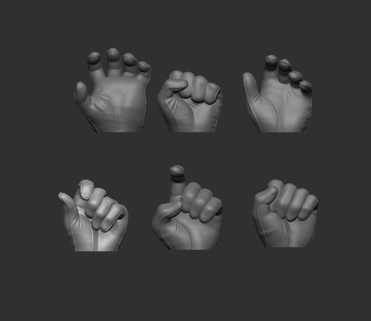 Gloved Hands Set Of 6 Hands For Action Figures 3D Model 3D Printable gloved-hands-set-of-6-hands-for-action-figures-3d-model-3d-printable
