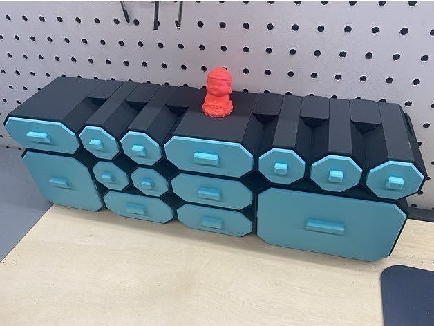 Modular Organizer Box 3D model 3D printable | CGTrader