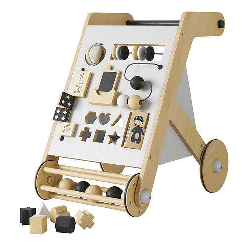 3D model Crate and Barrel Wonder and Wise Activity Baby Push Walker VR