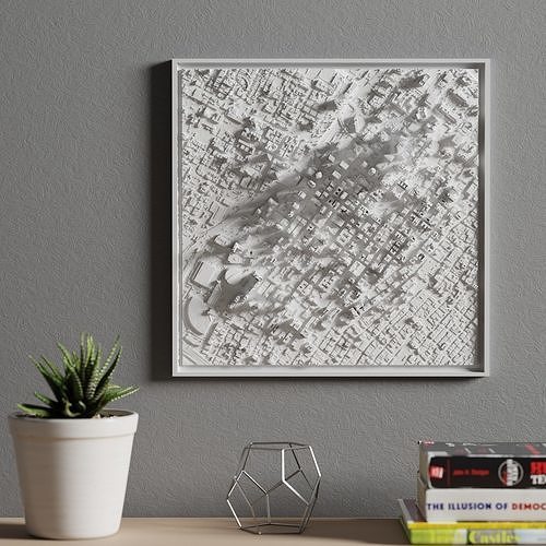 3D MODEL OF LOS ANGELES CALIFORNIA 3D model 3D printable | CGTrader