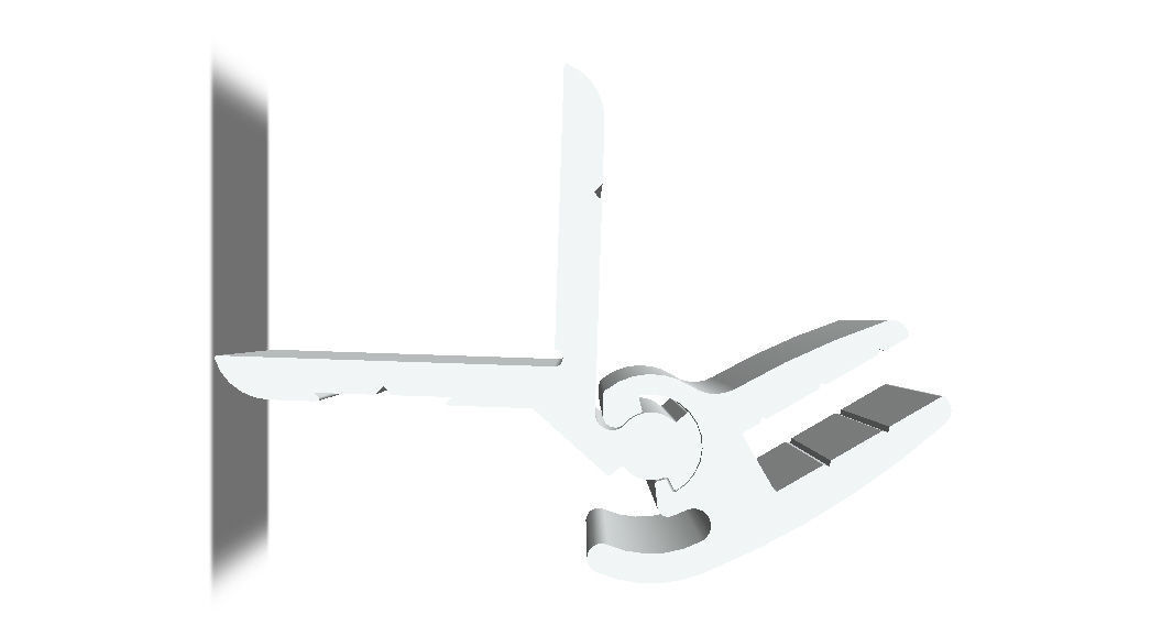 3D model Aluminum Snap Fit Hinge VR / AR / lowpoly CGTrader