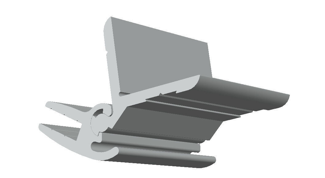 3D model Aluminum Snap Fit Hinge VR / AR / lowpoly CGTrader