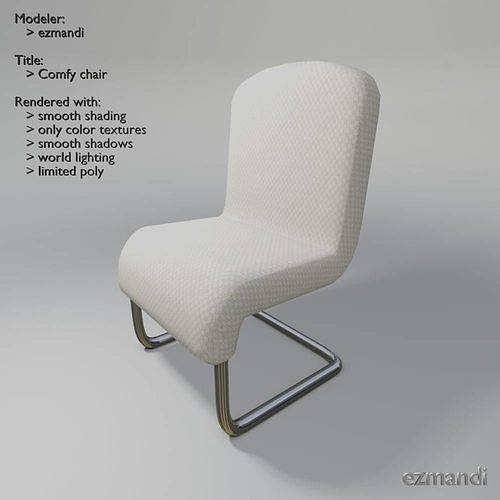 3D model Chairs collection VR / AR / low-poly | CGTrader