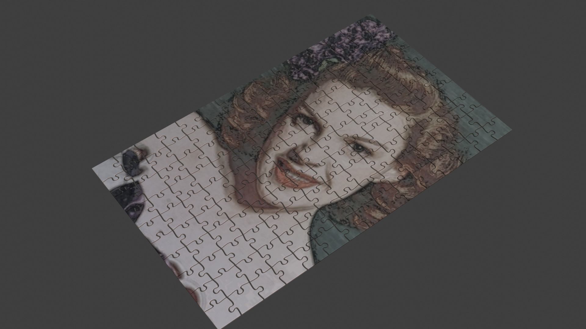 3D model Judy Garland Puzzle VR / AR / lowpoly CGTrader