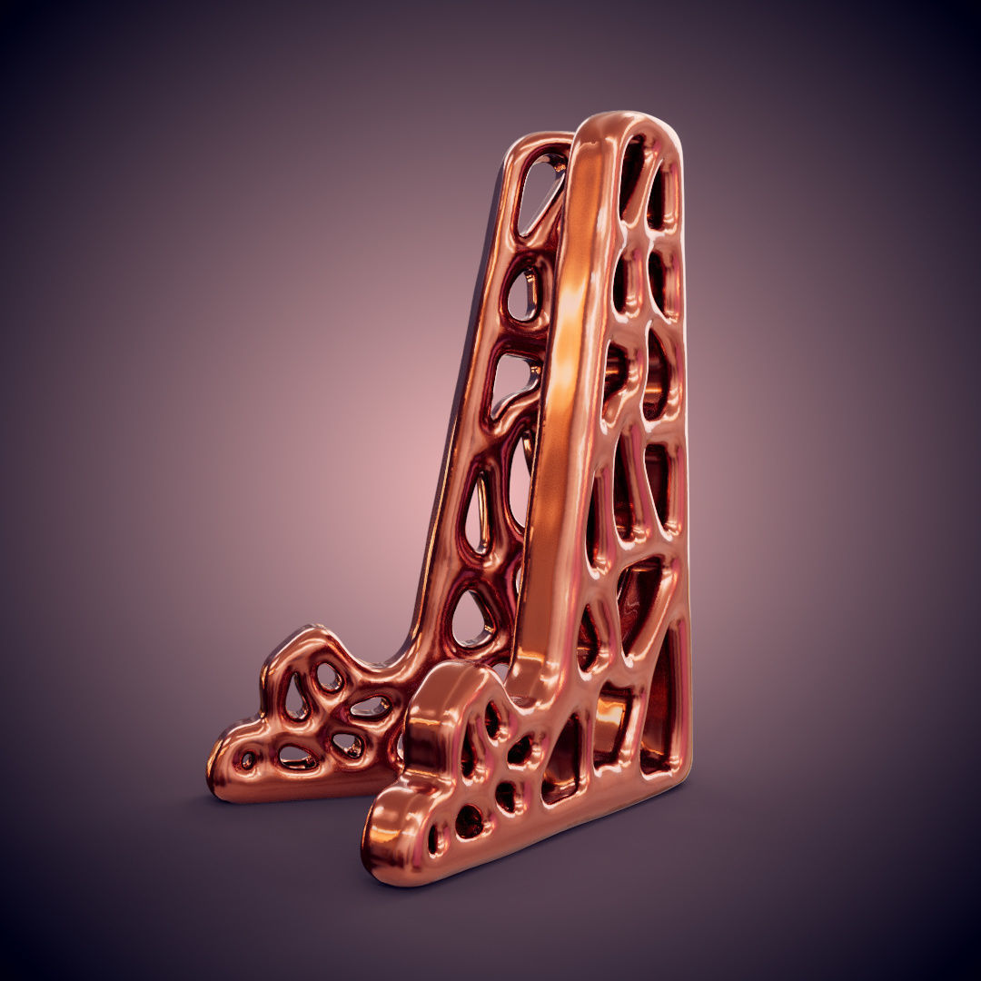 Modern style phone stand 3D model 3D printable CGTrader