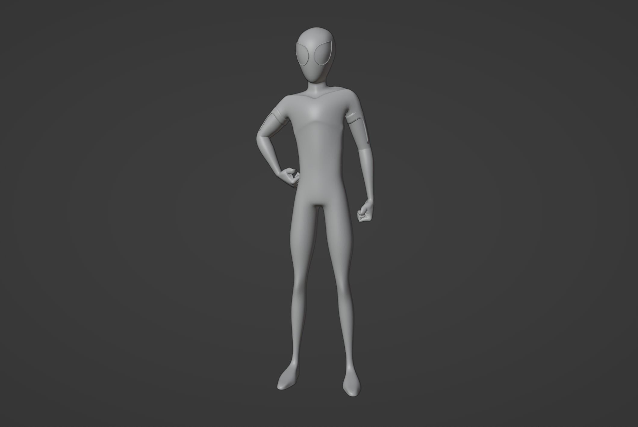 Miles Morales SpiderMan Across the Spider Verse 3D model rigged | CGTrader
