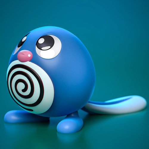 POLIWAG POKEMON 3D model 3D printable | CGTrader