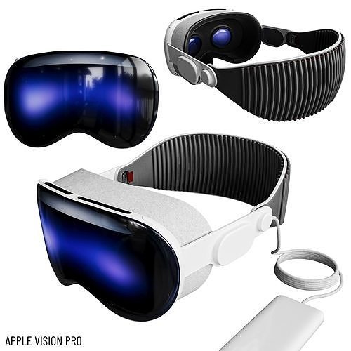 Apple Vision Pro Headset 3D model CGTrader