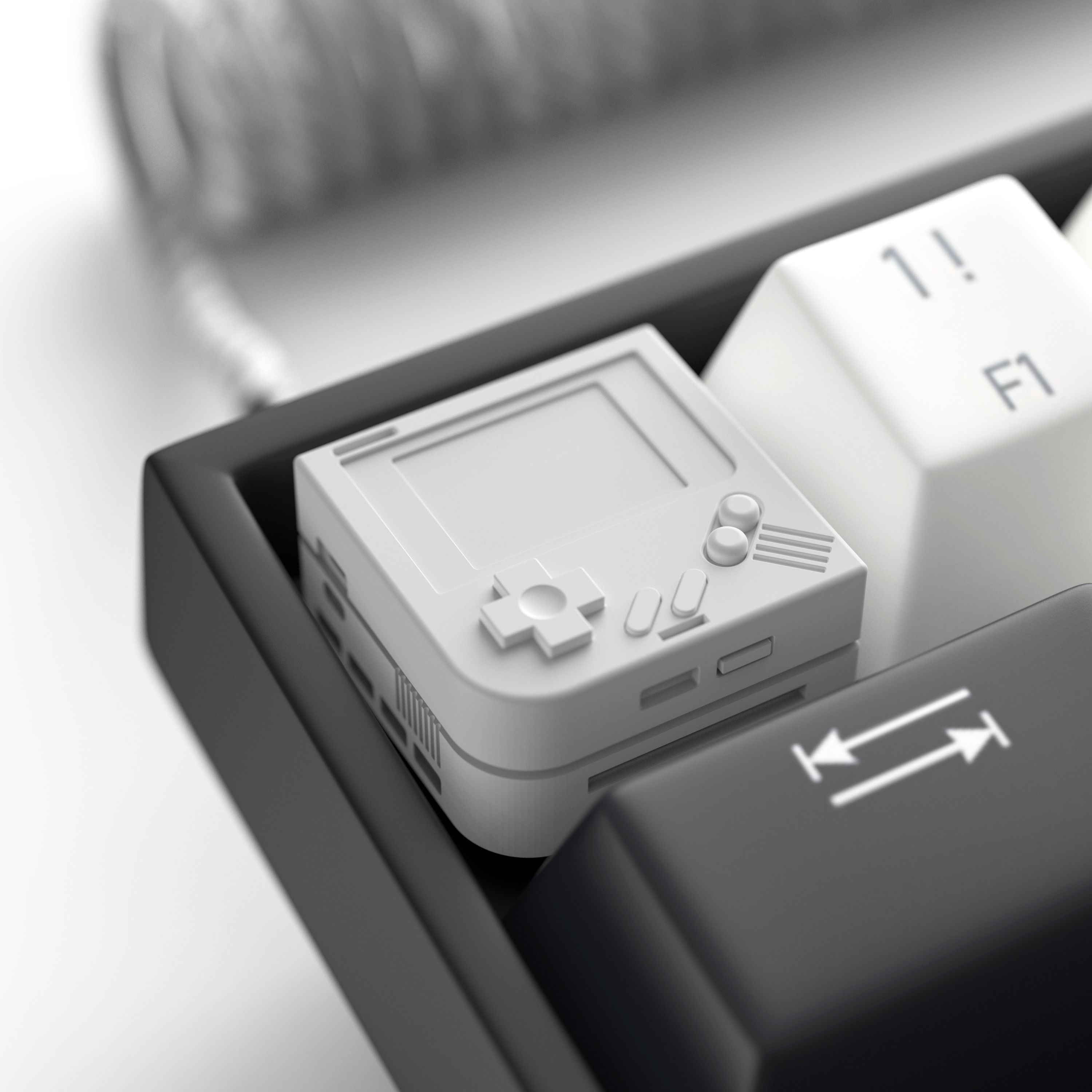 Gameboy keycap for mechanical keyboard 3D model 3D printable CGTrader