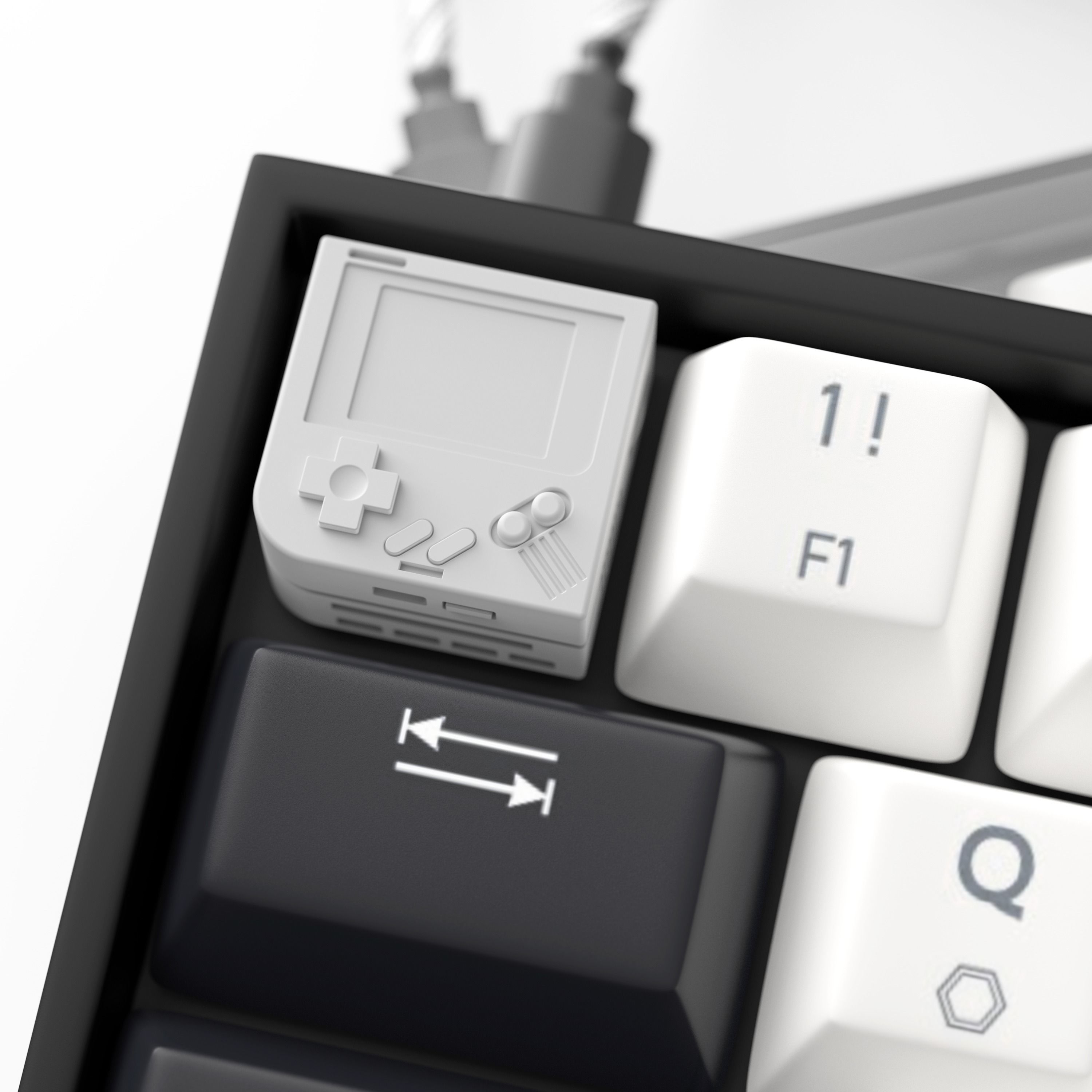 Gameboy keycap for mechanical keyboard 3D model 3D printable CGTrader