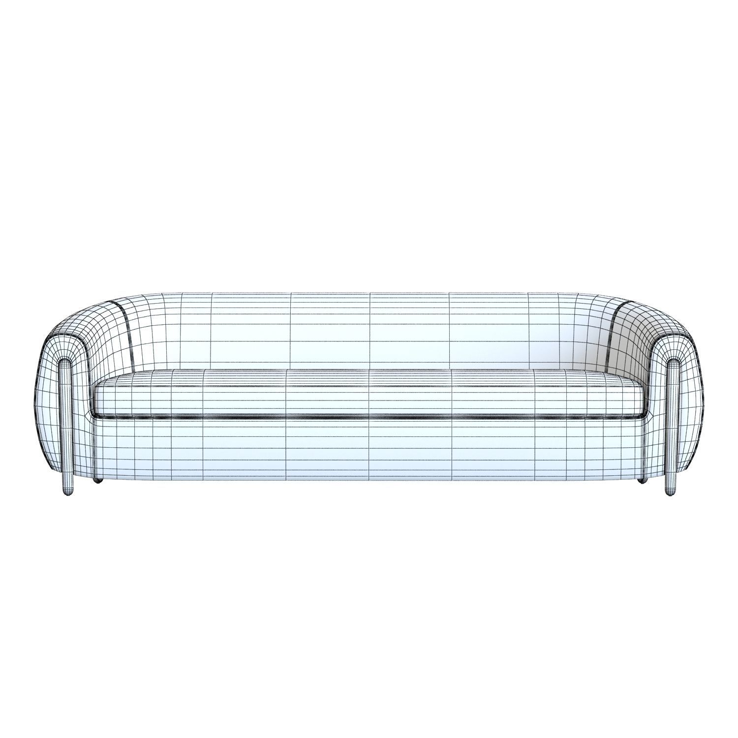 Crate and Barrel Nora Sofa 3D model CGTrader
