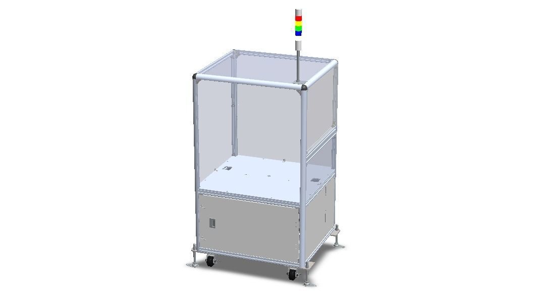 Aluminum Robot Structure Enclosed 3D model rigged CGTrader