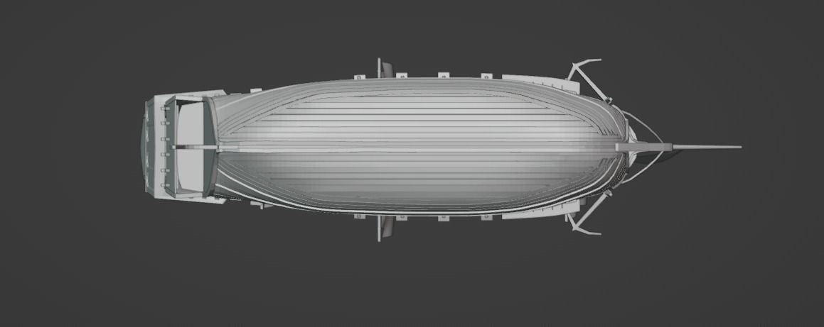 Fully 3D Printable Pirate Ship 3D model 3D printable | CGTrader
