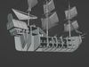 Fully 3D Printable Pirate Ship 3D model 3D printable | CGTrader