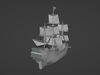 Fully 3D Printable Pirate Ship 3D model 3D printable | CGTrader