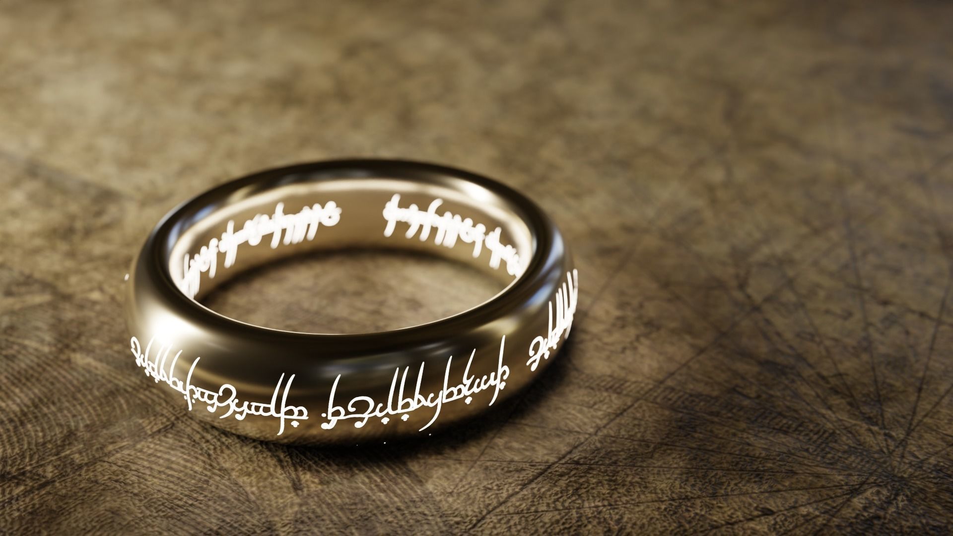 The Ring Of Power 3D model CGTrader