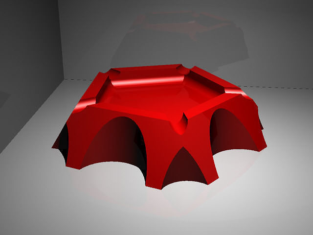 Ashtray 3D model 3D printable | CGTrader