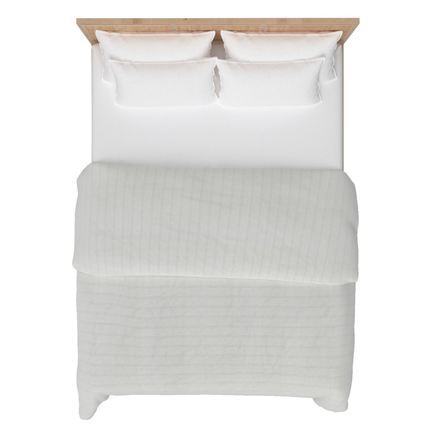 Sydney Queen Bed 3D model CGTrader