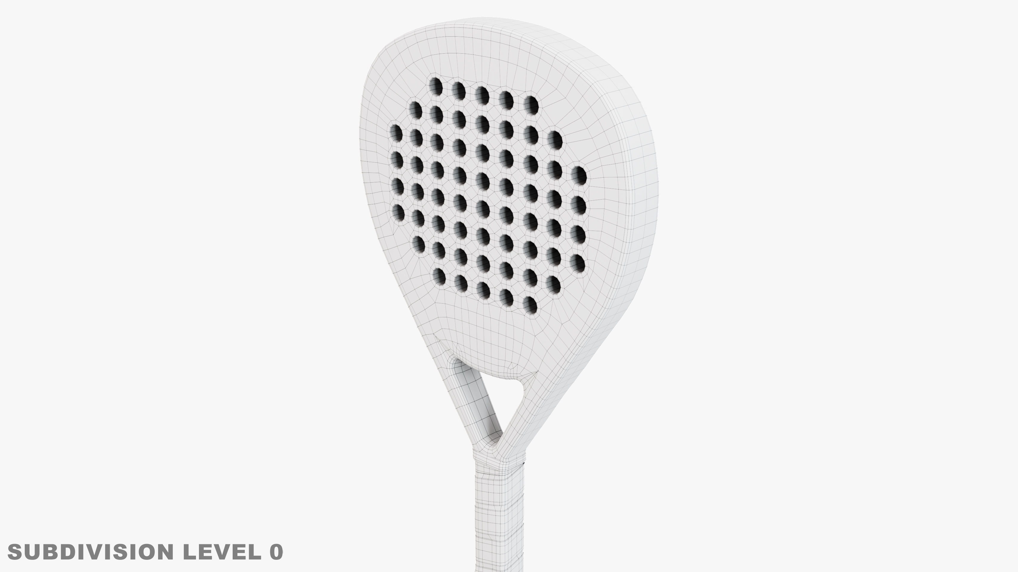 Padel Racket - Diamond 3D model | CGTrader