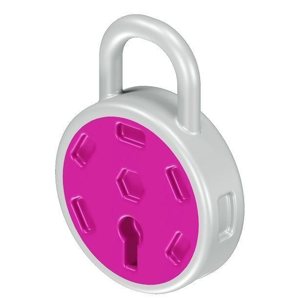 Toddler Lock Toy 3D model CGTrader