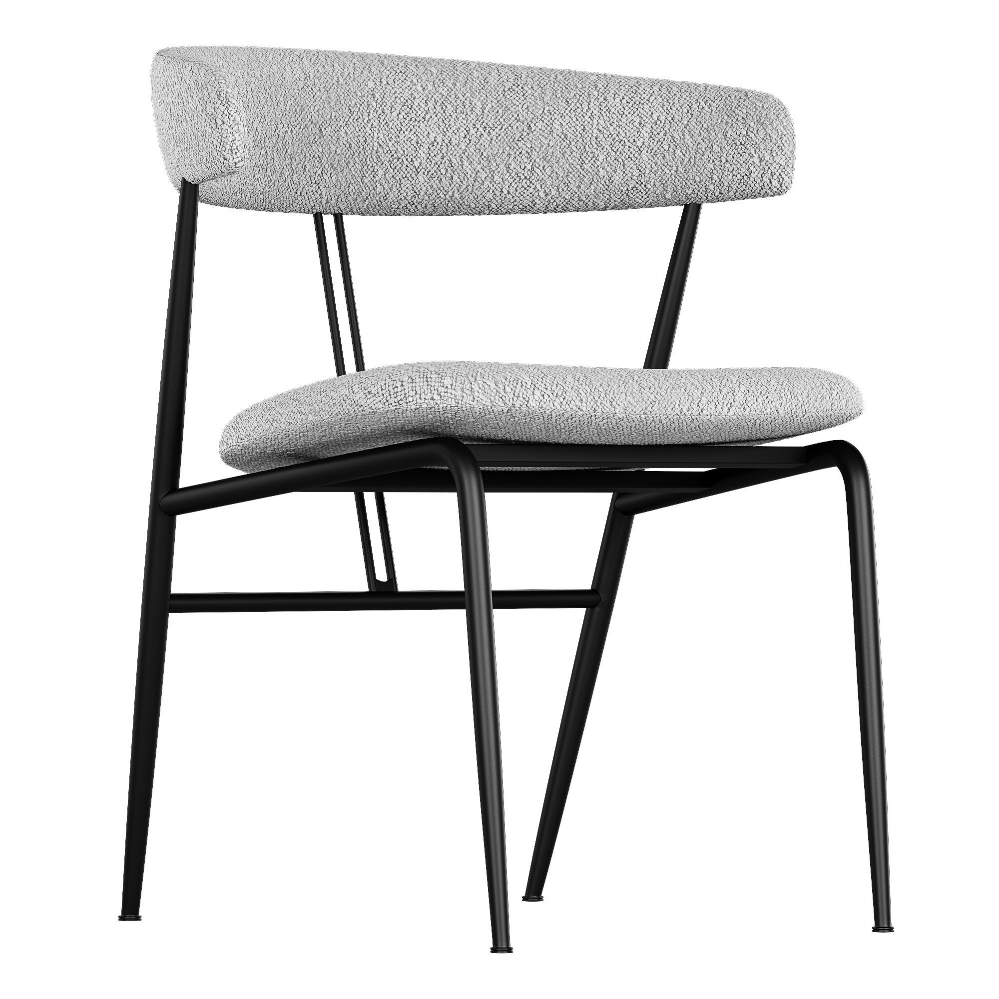 Violin Dining Chair 3D model CGTrader