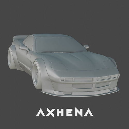 Corvette C5 Pandem Widebody Kit 3D model CGTrader Corvette C5 Pandem Widebody Kit 3D model CGTrader