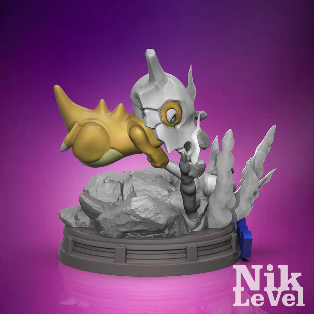 Cubone Pokemon 3D Printable 3D model 3D printable | CGTrader