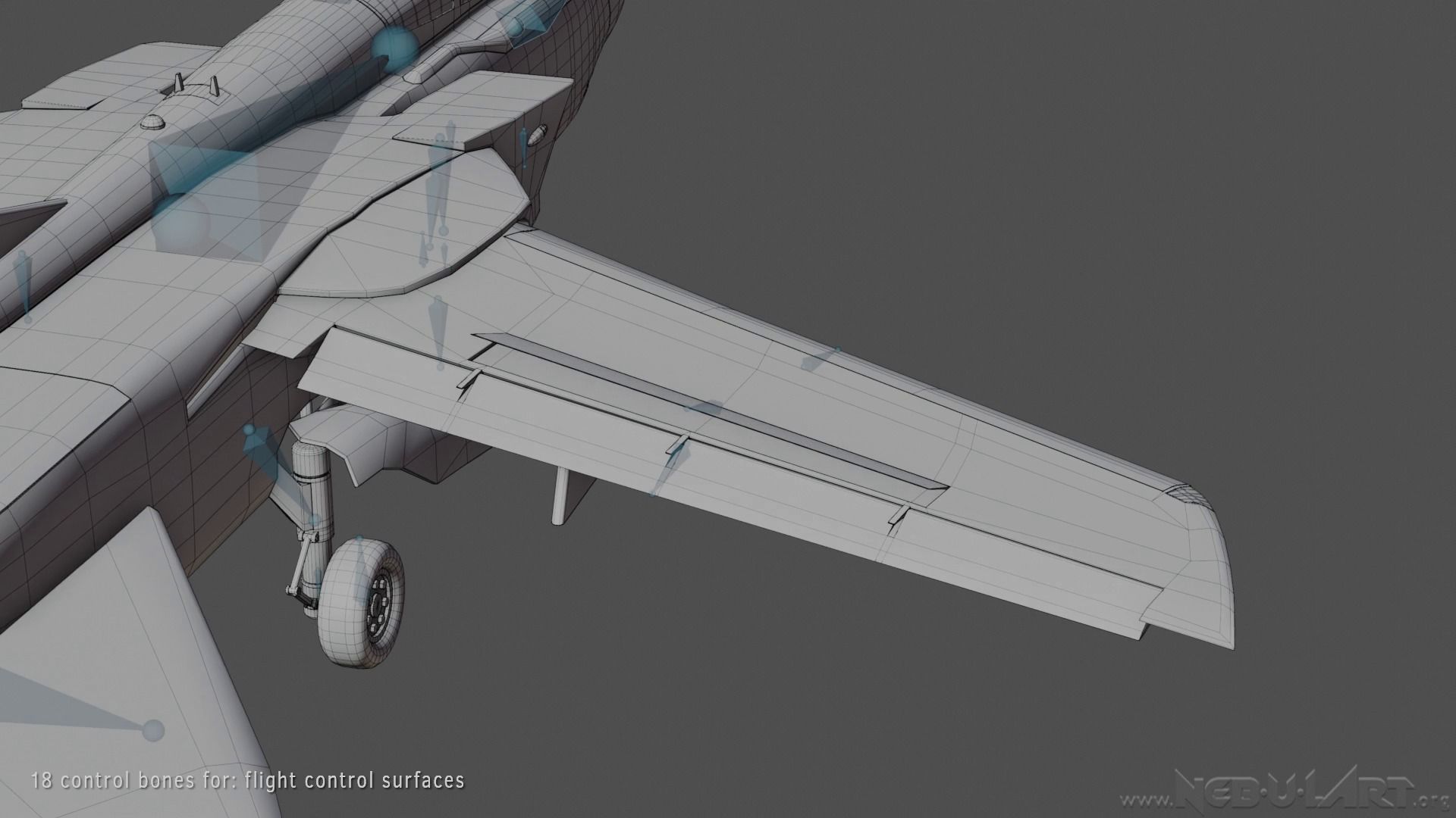 Panavia Tornado ADV F3 3D model rigged | CGTrader