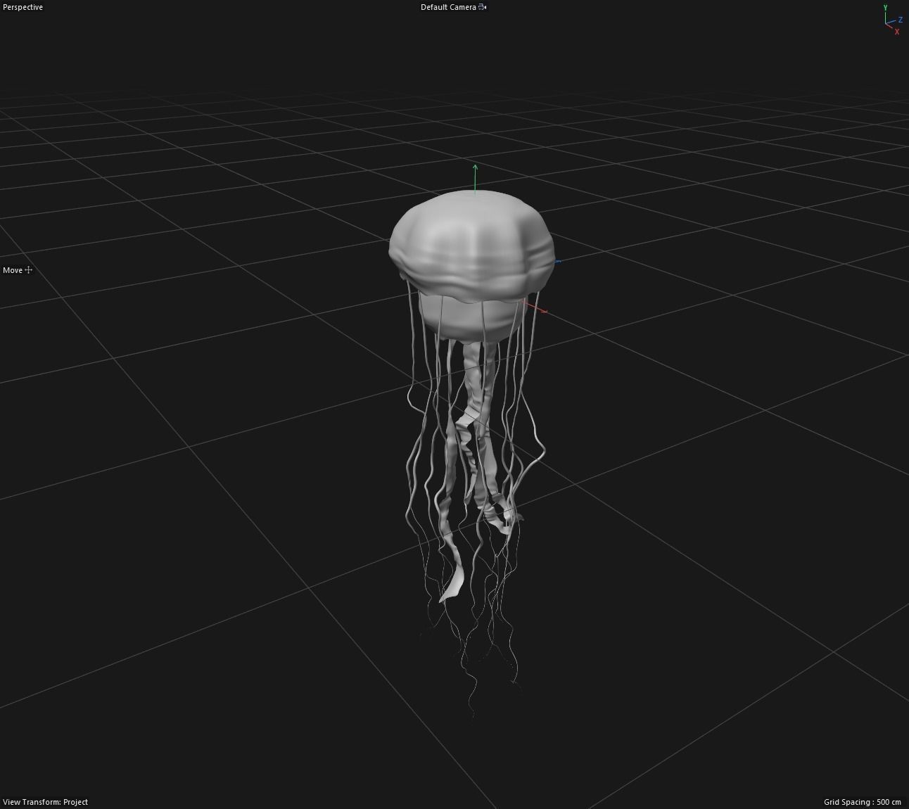 Animated Bioluminescent Jellyfish set up in Octane AND Redshift 3D