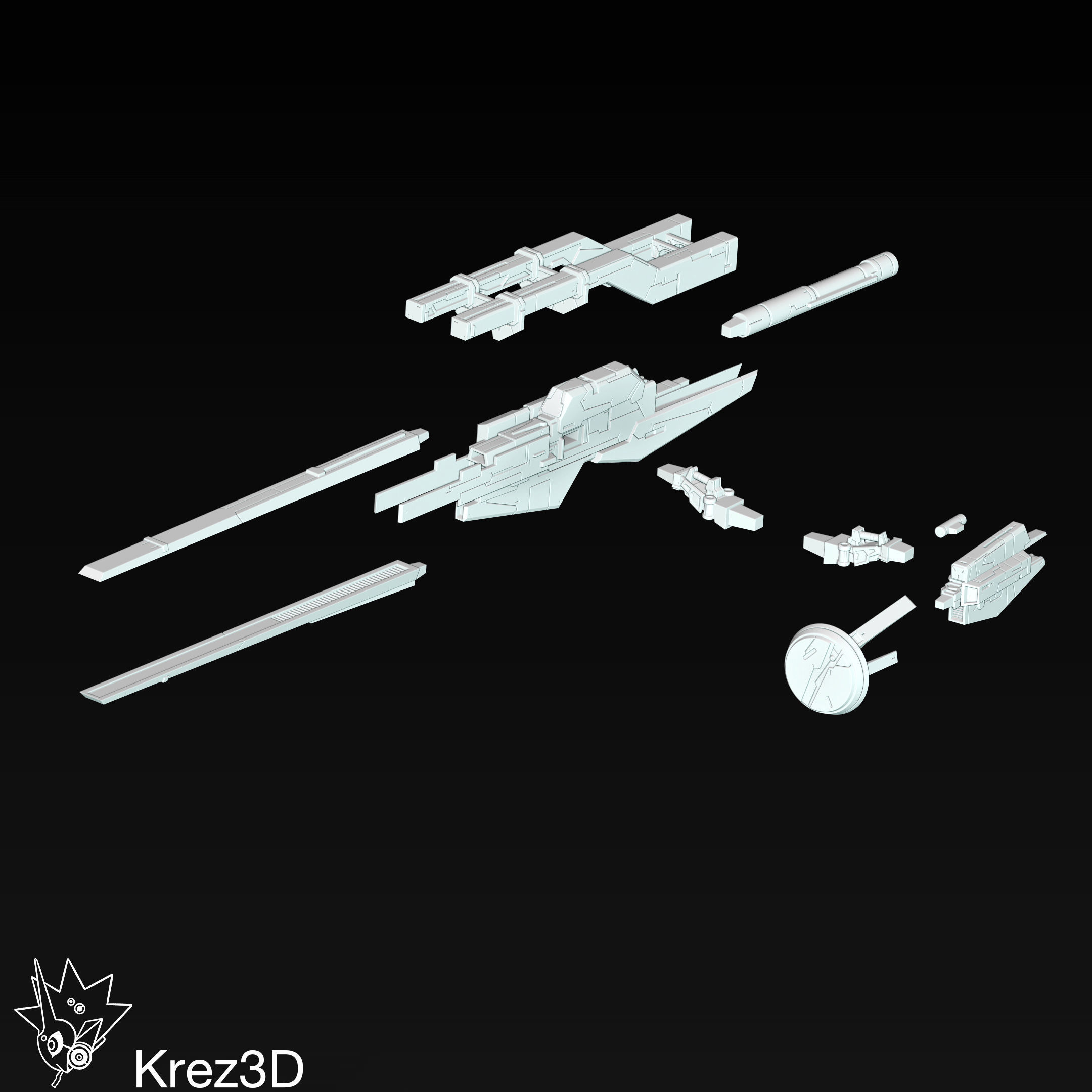 Metal Gear Rex 3D model 3D printable | CGTrader