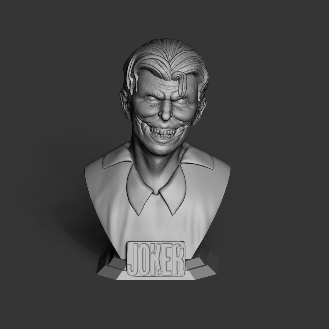 Joker Statue 3D model 3D printable CGTrader