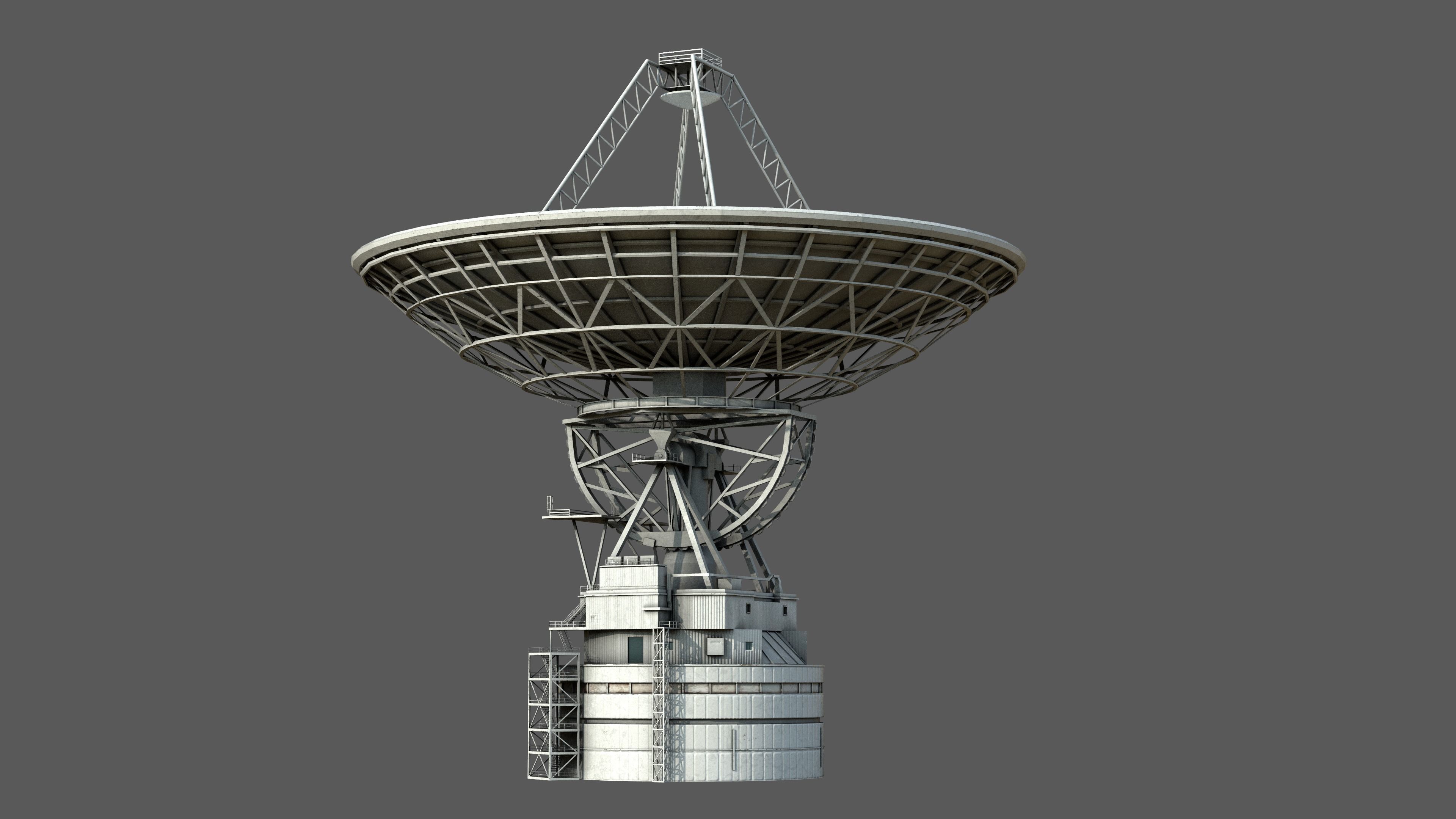 3D model Deep Space Network Antenna VR / AR / lowpoly CGTrader