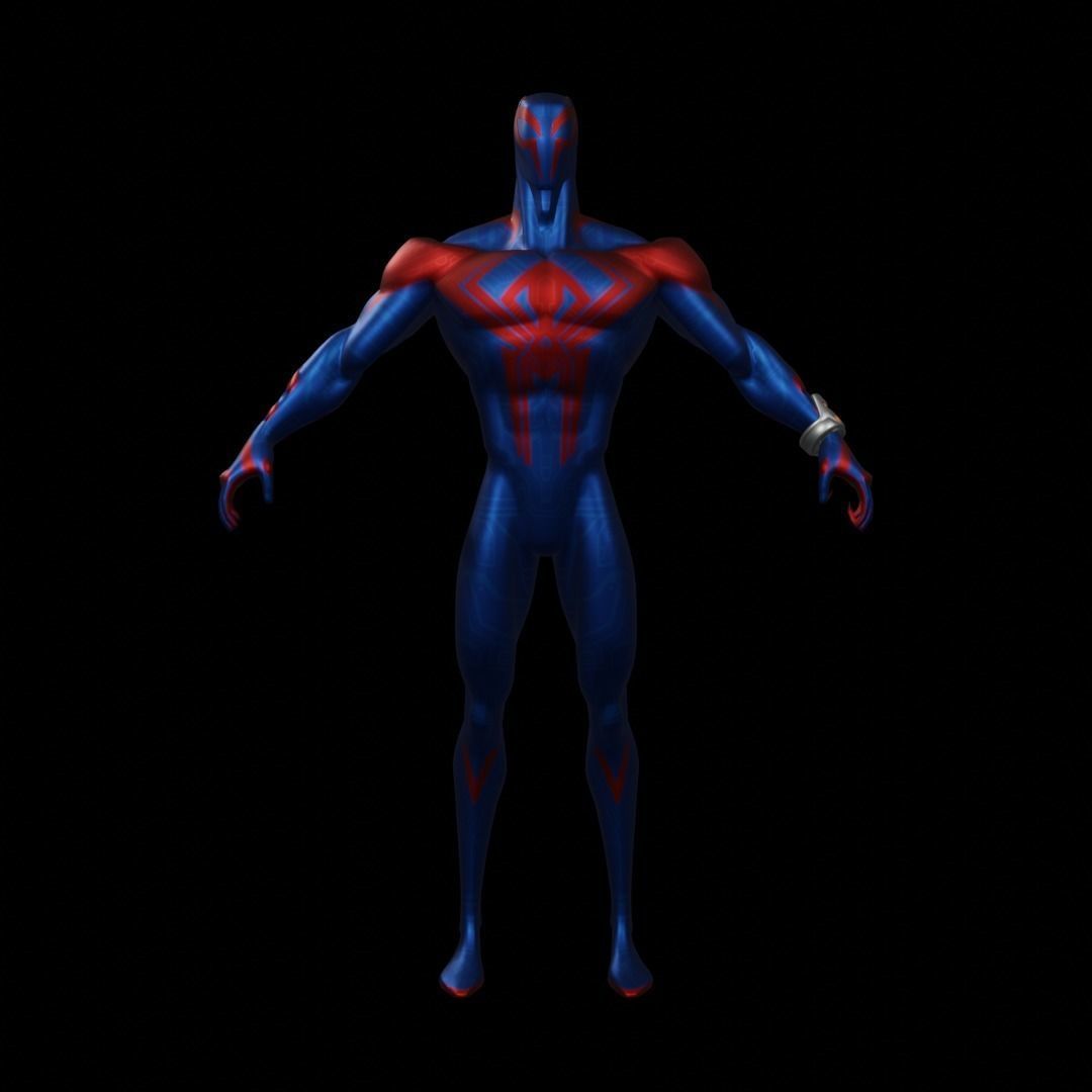Spiderverse Models Miguel O hara Spiderman across the spiderverse 3D model rigged | CGTrader