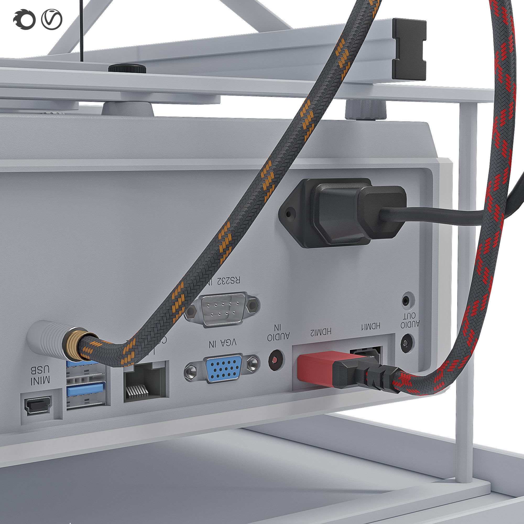DLP projector DLP laser module on elevator 3D model | CGTrader